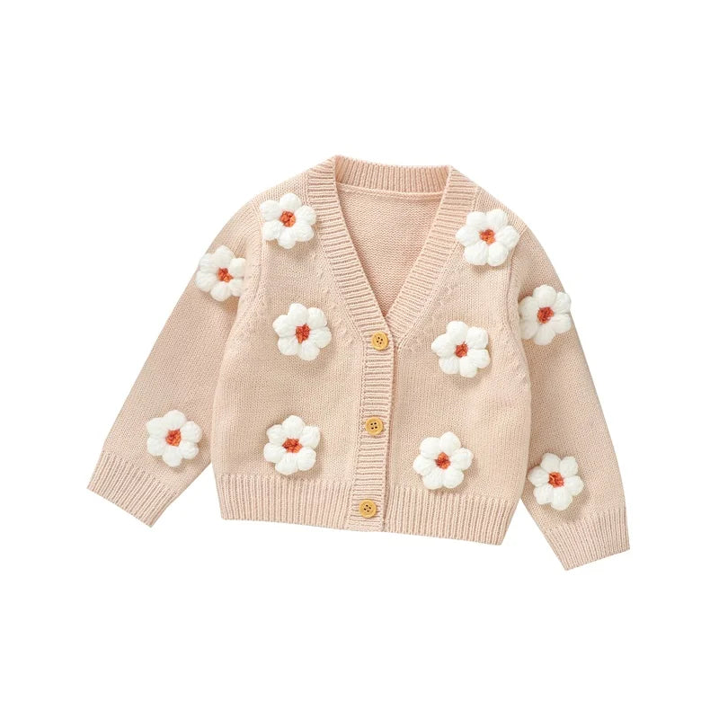 Bloomy Flower Baby Girl Cardigan  girls clothing YAG Boutique