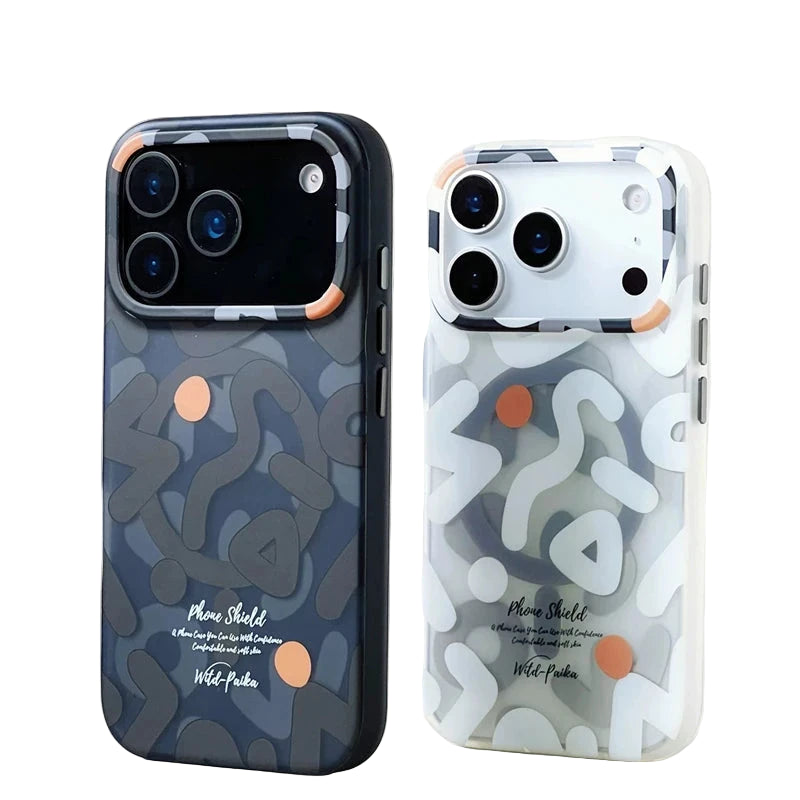 Modern Abstract Case with Magsafe for iPhone 15/16/17 Series  iPhone Cases YAG Boutique