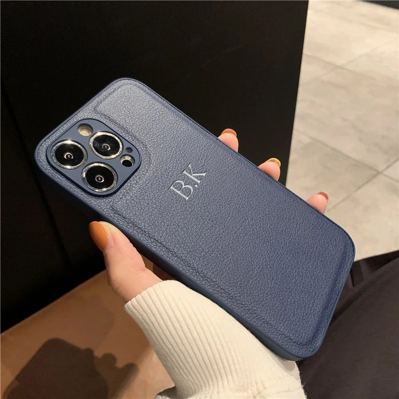 Classic Customisable PU Leather Case for iPhone 11/12/13 Series  iPhone Cases YAG Boutique