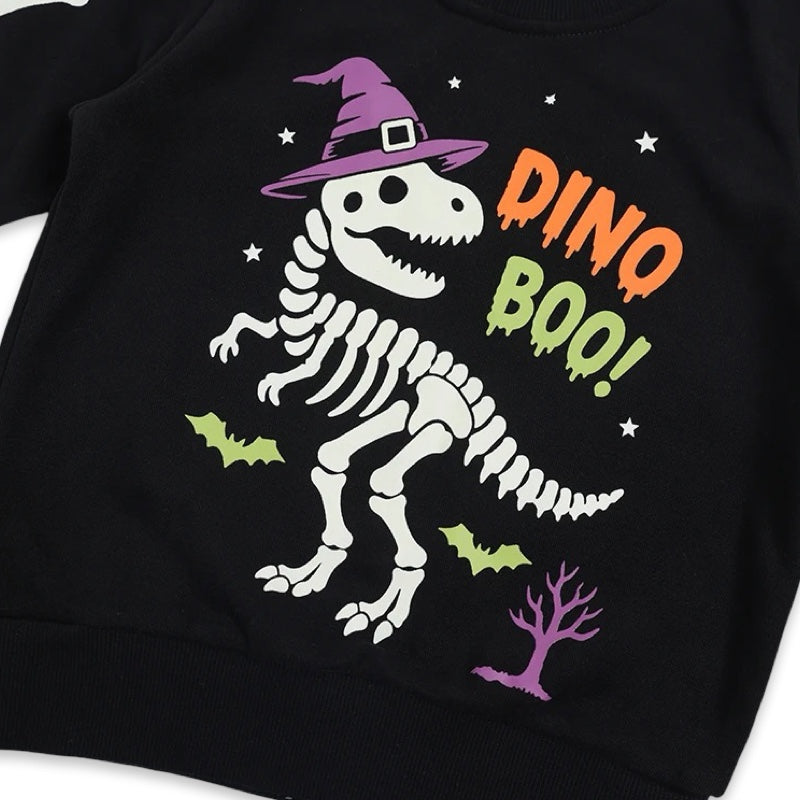 Glow-In-The-Dark Kids Halloween Jumper  kids clothing YAG Boutique