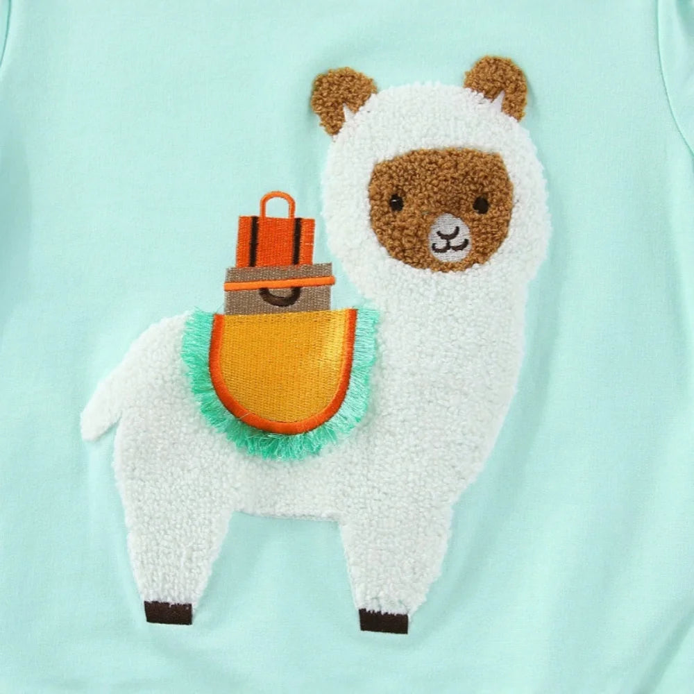 Mint Green Alpaca Fleece Jumper  kids clothing YAG Boutique