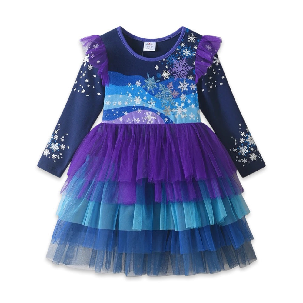 Girls Royal Ice Princess Dress  girls clothing YAG Boutique