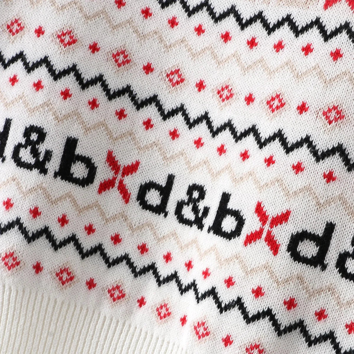 Kids Vintage Fair Isle Pattern Knit Jumper  kids clothing YAG Boutique