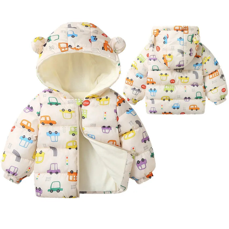 Kids Cutie Cartoon Pattern Jacket  kids clothing YAG Boutique