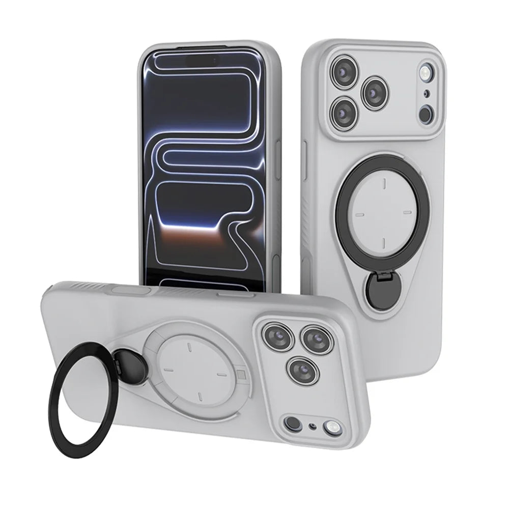 MagSafe Ring Stand Shockproof iPhone Case for iPhone 16 & 17 Series  iPhone Cases YAG Boutique
