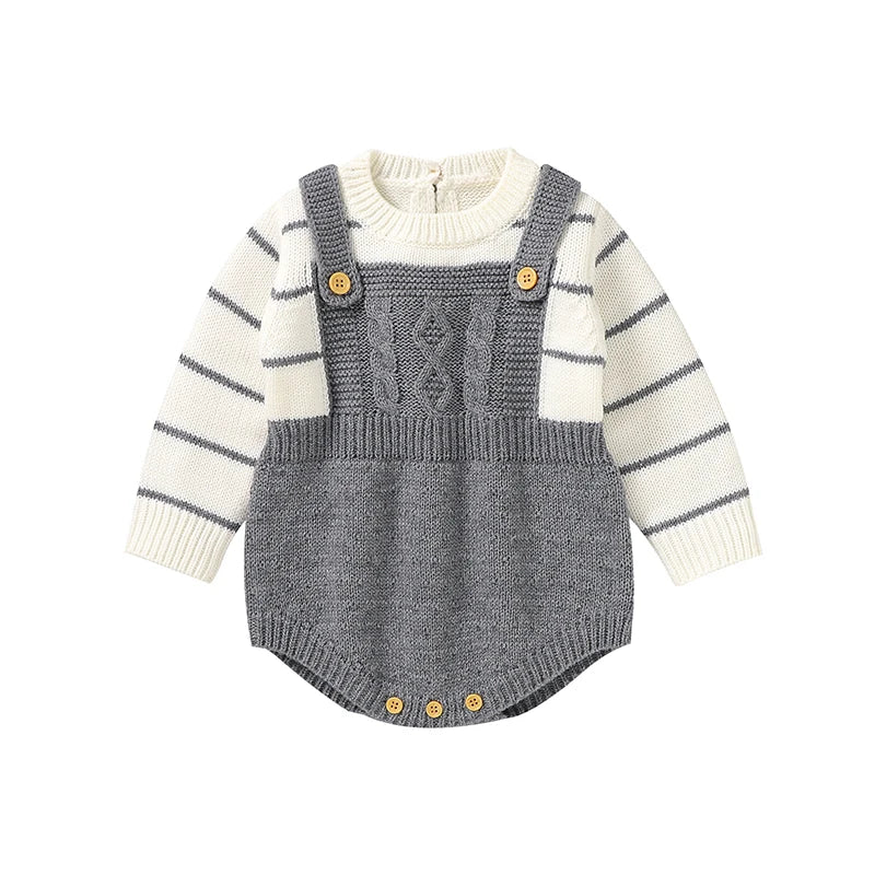 Long Sleeve Knit Bodysuit  baby clothing YAG Boutique