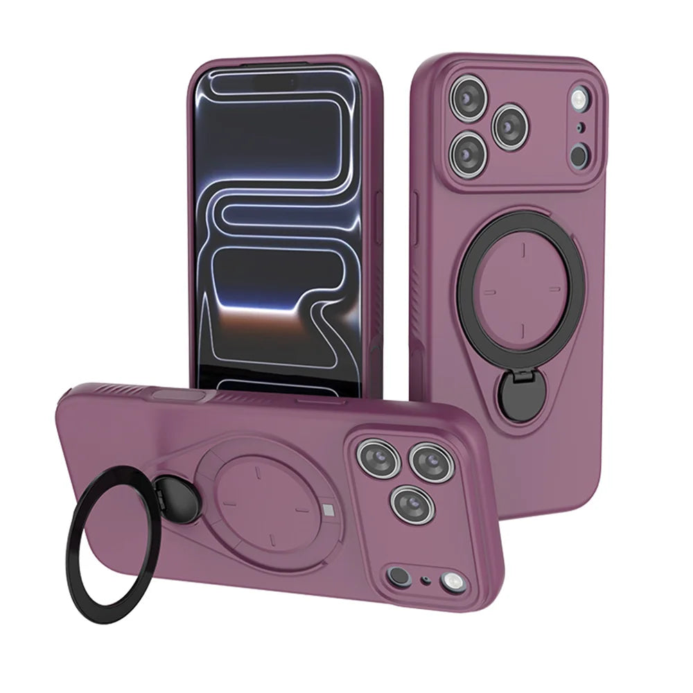 MagSafe Ring Stand Shockproof iPhone Case for iPhone 16 & 17 Series  iPhone Cases YAG Boutique