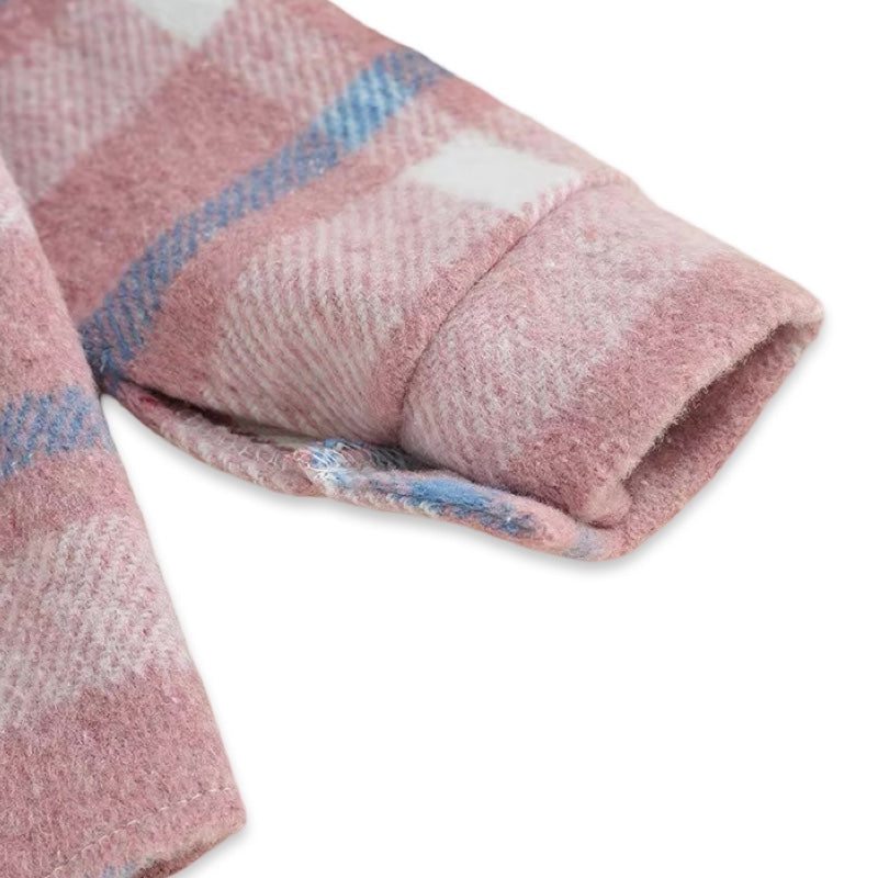 Cozy Toddler & Kids Heavyweight Plaid Flannel Shacket  kids clothing YAG Boutique
