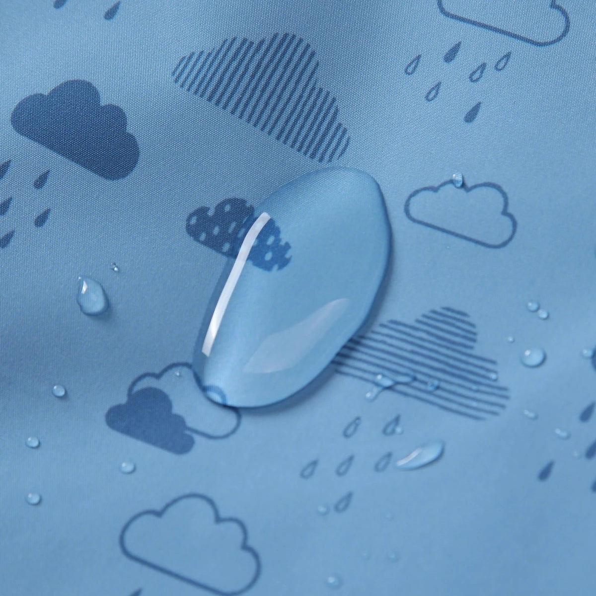 Sky Cloud Fleece - Lined Waterproof Kids Rain Jacket  kids clothing YAG Boutique