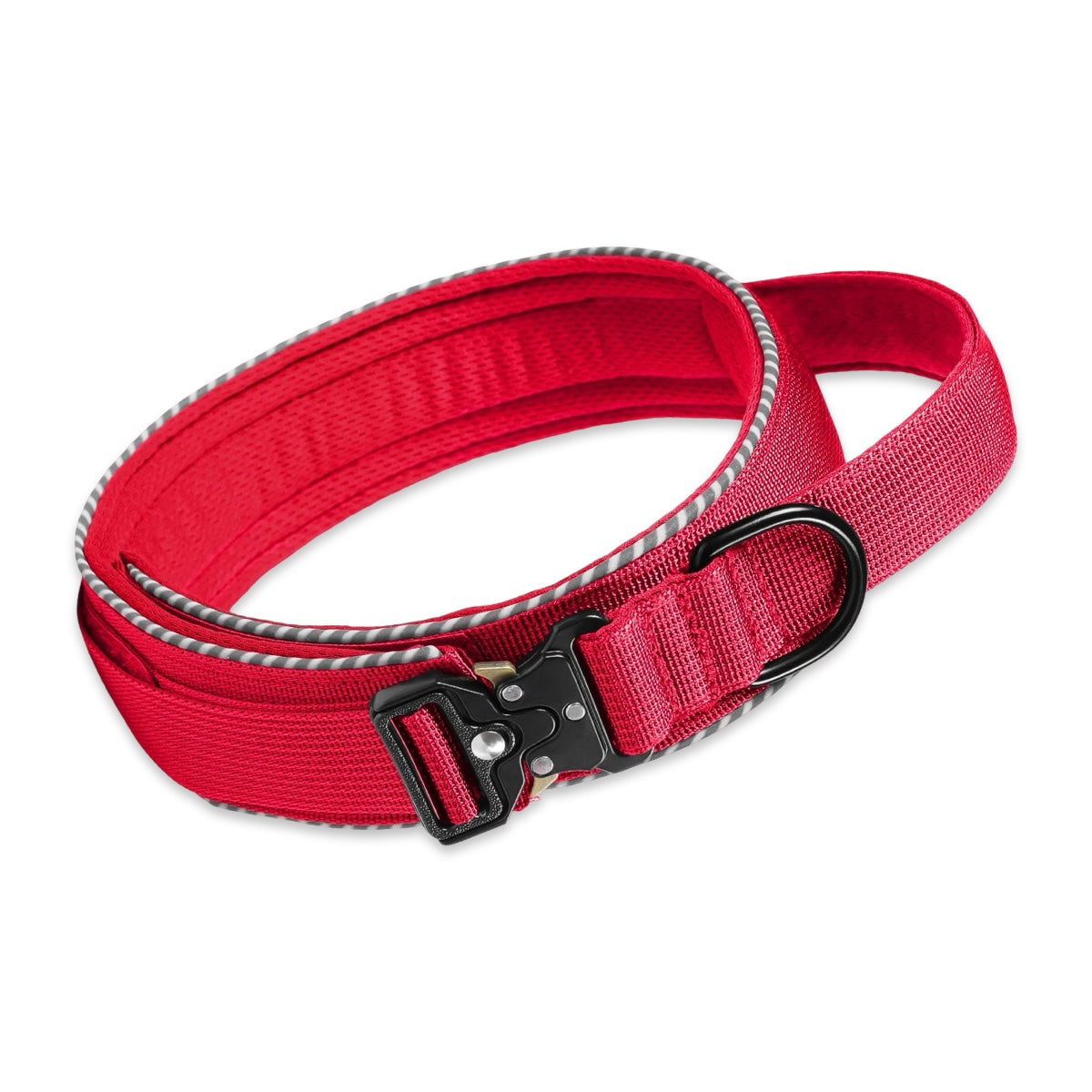 Tactical Reflective Heavy-Duty Dog Collar  pet accessories YAG Boutique
