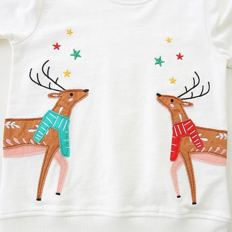 Kids Christmas Reindeer Sweater  kids clothing YAG Boutique