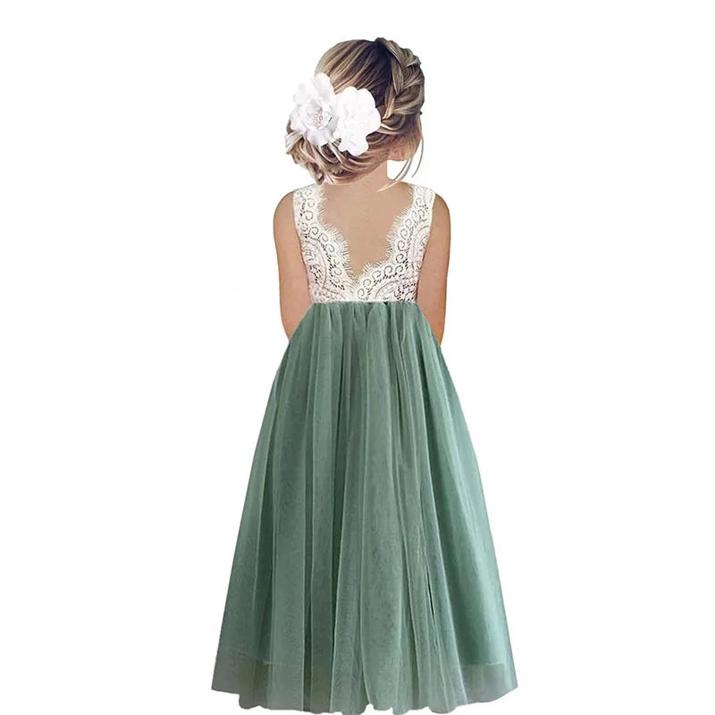 Summer Tutu Princess & Flower Dress for Baby Girls 2-13Y   YAG Boutique