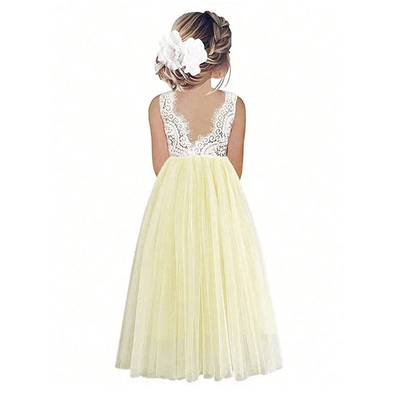 Summer Tutu Princess & Flower Dress for Baby Girls 2-13Y   YAG Boutique