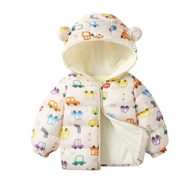 Kids Cutie Cartoon Pattern Jacket  kids clothing YAG Boutique