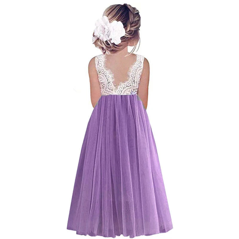 Summer Tutu Princess & Flower Dress for Baby Girls 2-13Y   YAG Boutique