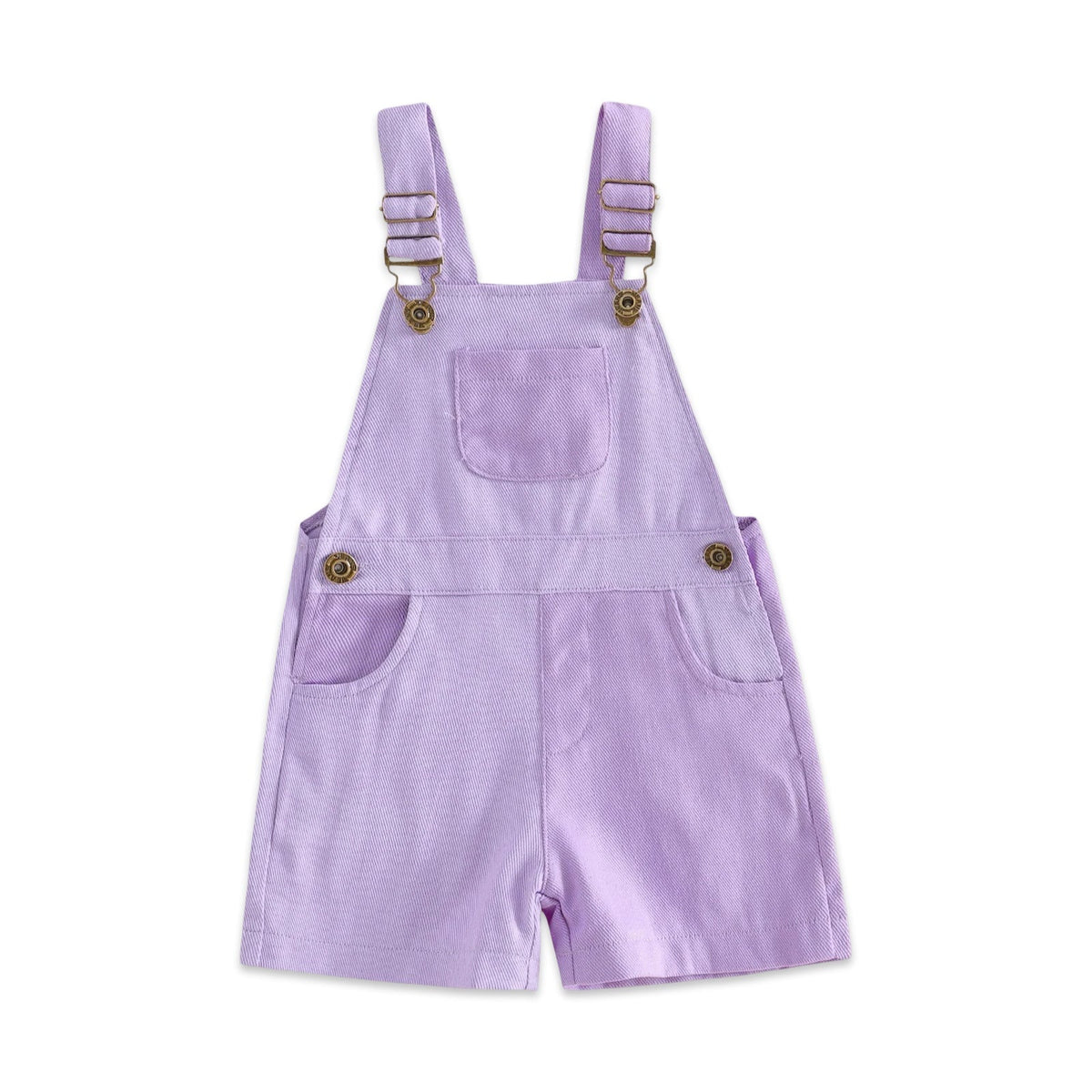 Kids Soft Colorblock Denim Dungaree Shorts  kids clothing YAG Boutique