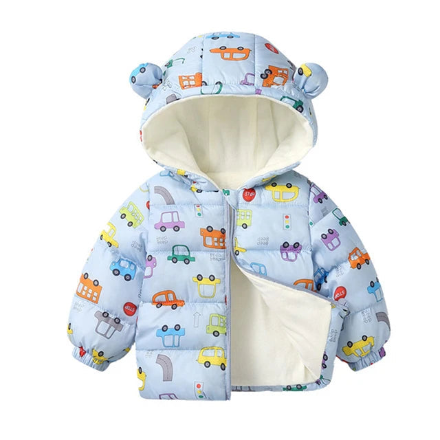 Kids Cutie Cartoon Pattern Jacket  kids clothing YAG Boutique