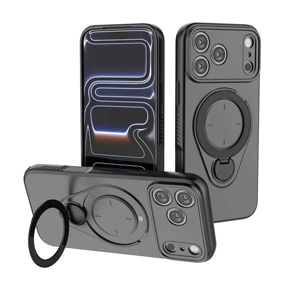 MagSafe Ring Stand Shockproof iPhone Case for iPhone 16 & 17 Series  iPhone Cases YAG Boutique