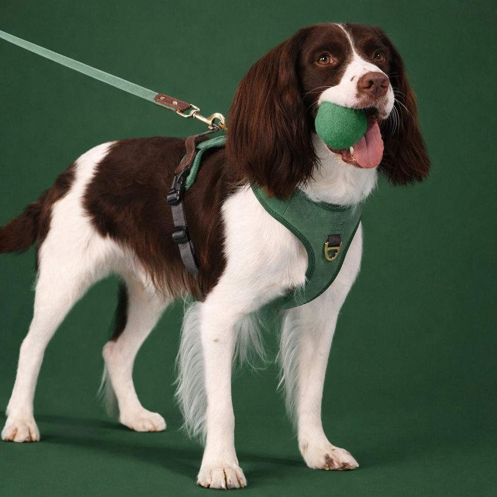 Premium No-Pull Dog Harness with Comfort PU Leather Control Handle  pet accessories YAG Boutique