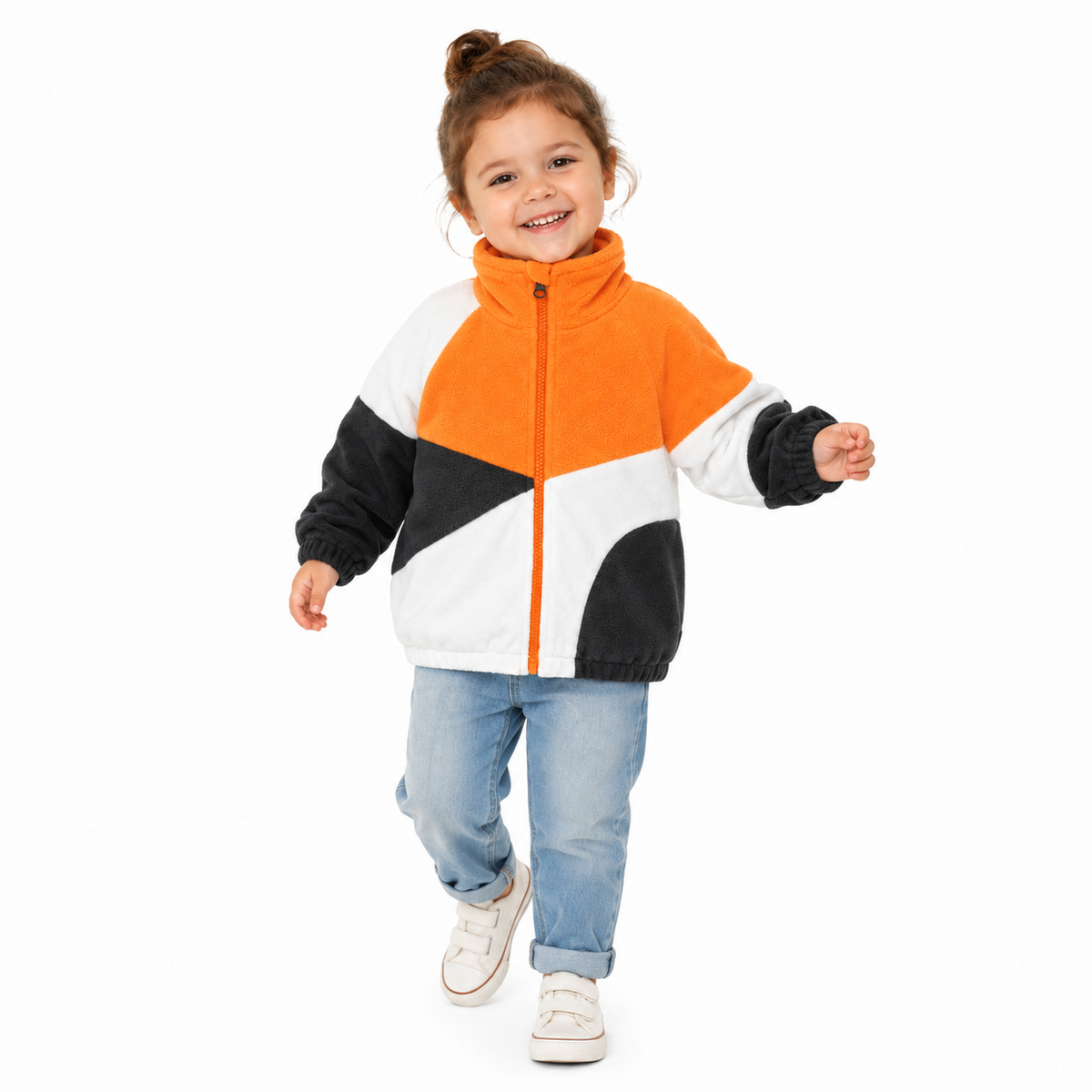 Urban Peaks Colour-Block Fleece Winter Jacket  kids clothing YAG Boutique