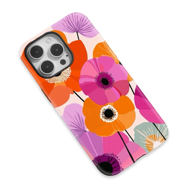 Bloom Pop Floral Magsafe iPhone Case for iPhone 14 - 17 Series  iPhone Cases YAG Boutique