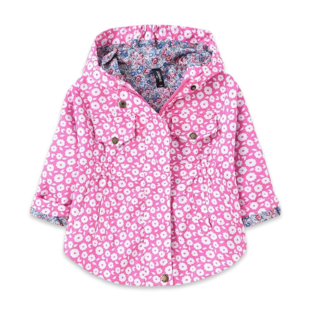 Floral Bloom Hooded Jacket for Girls  girls clothing YAG Boutique