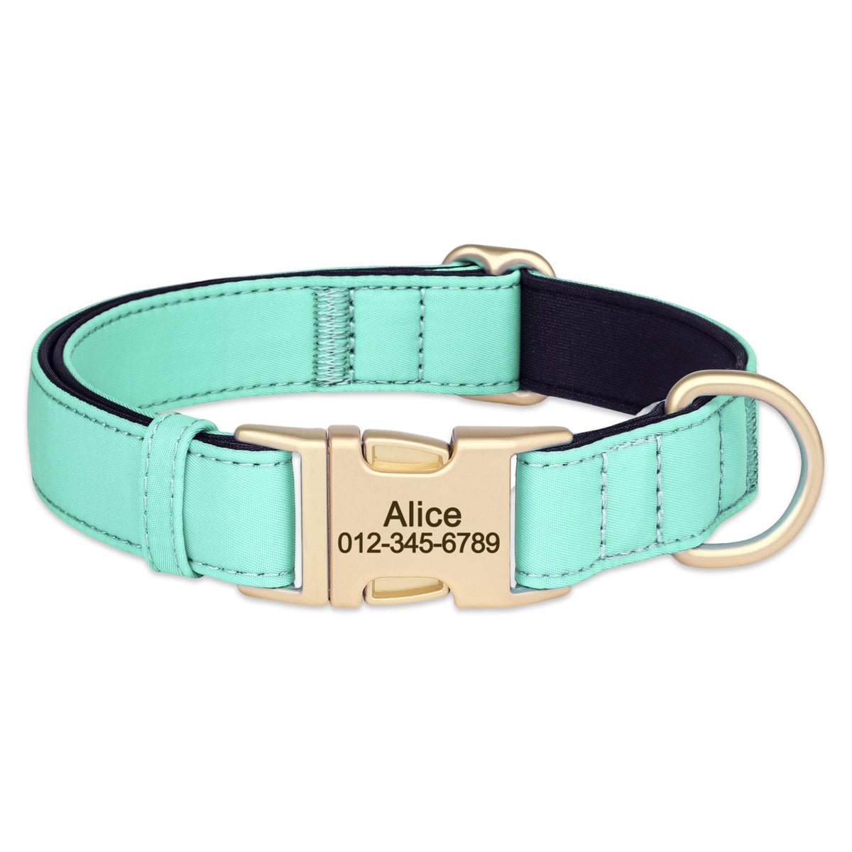 Personalised Dog Collar with Engraved Name & Phone Number  pet accessories YAG Boutique