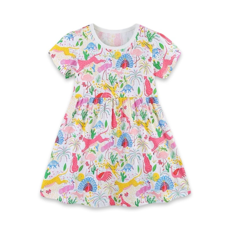 Girls Australian Animal Print Dress  girls clothing YAG Boutique