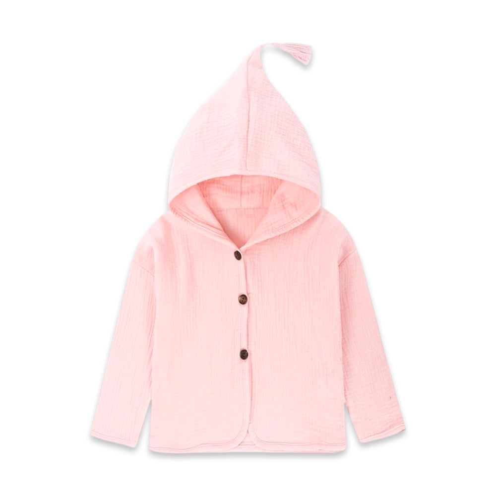 YAG Boutique Luxe Double Gauze Hooded Cardigan  kids clothing YAG Boutique