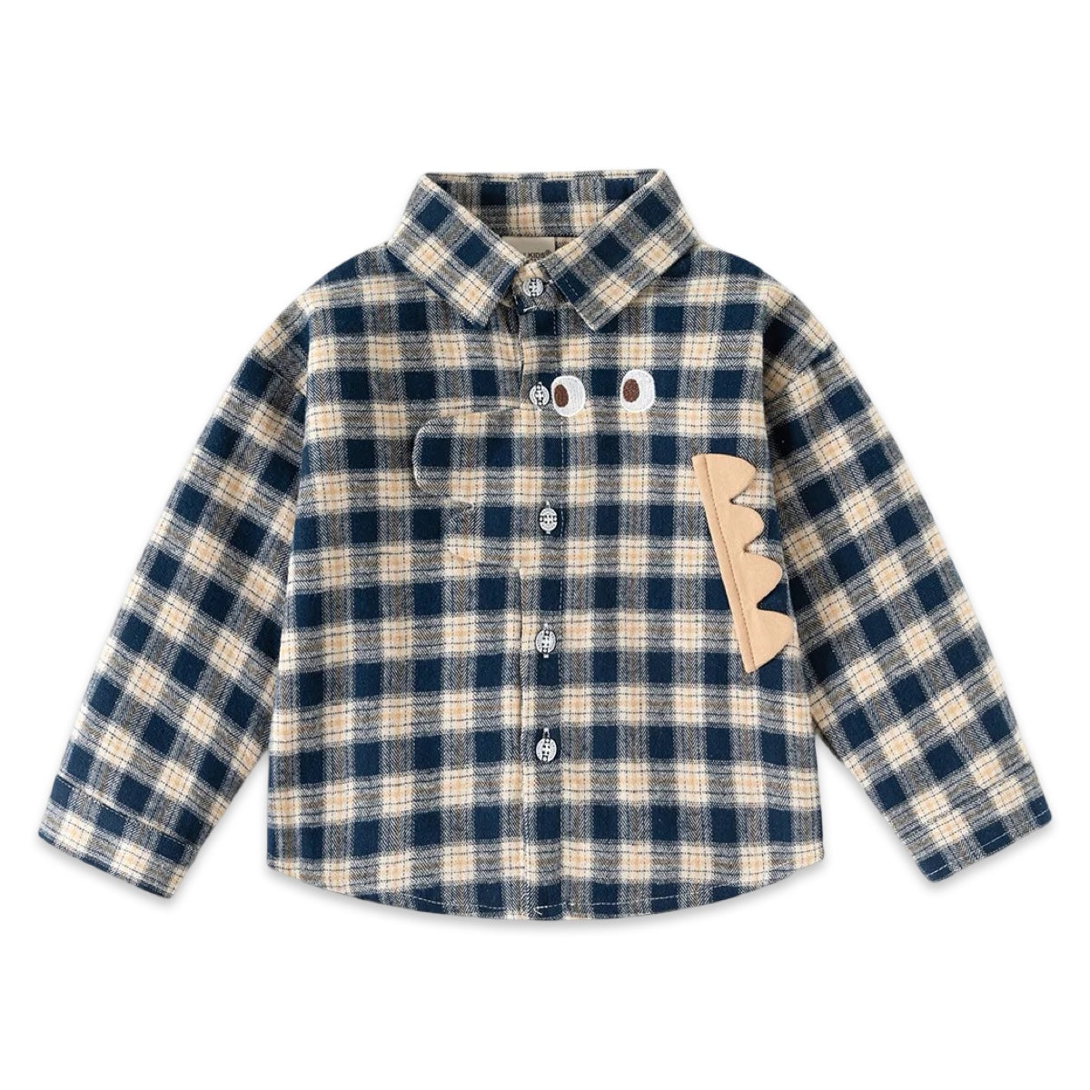 Dino Explorer Plaid Shirt for Boys  kids clothing YAG Boutique