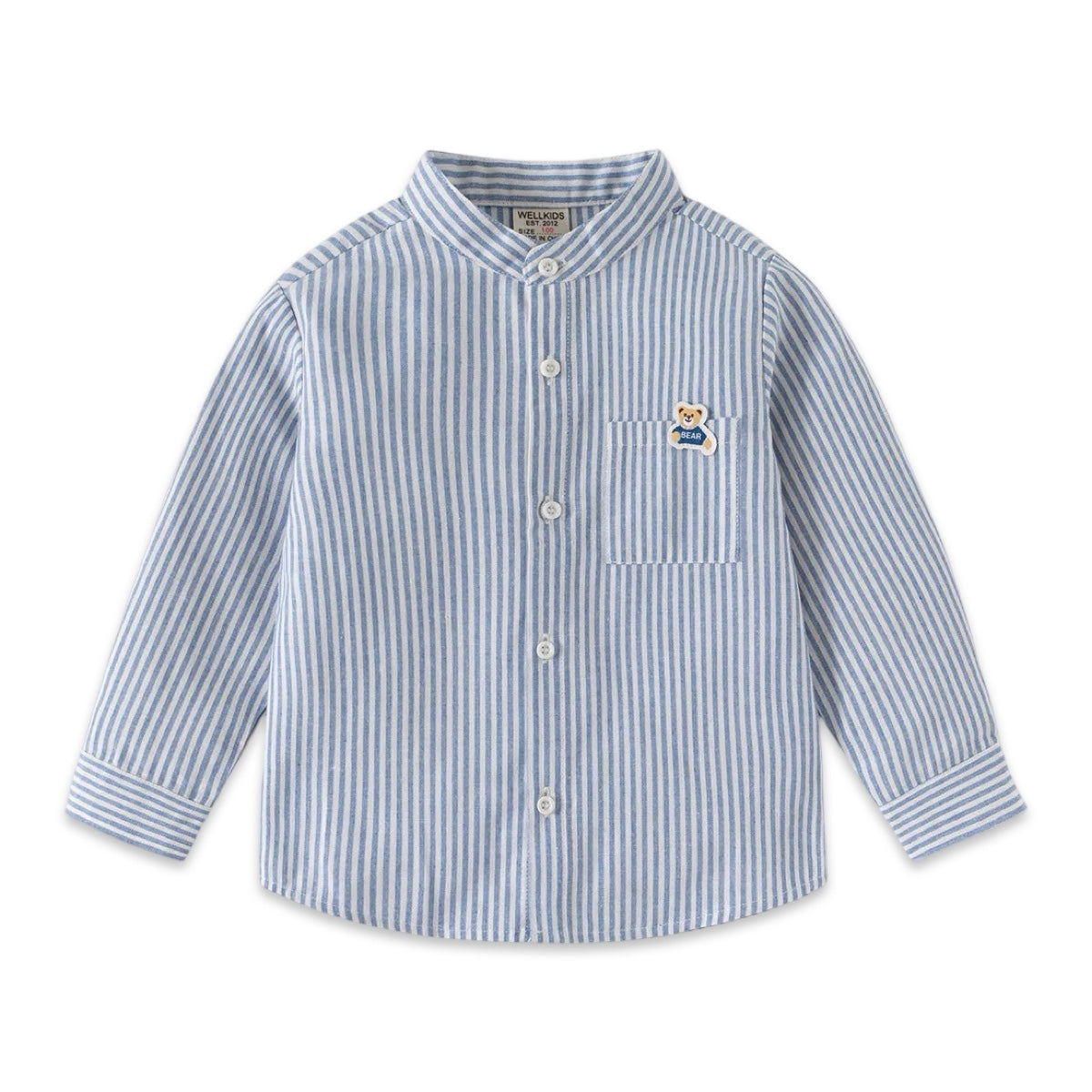 Boys Premium Mandarin Collar Shirt  kids clothing YAG Boutique