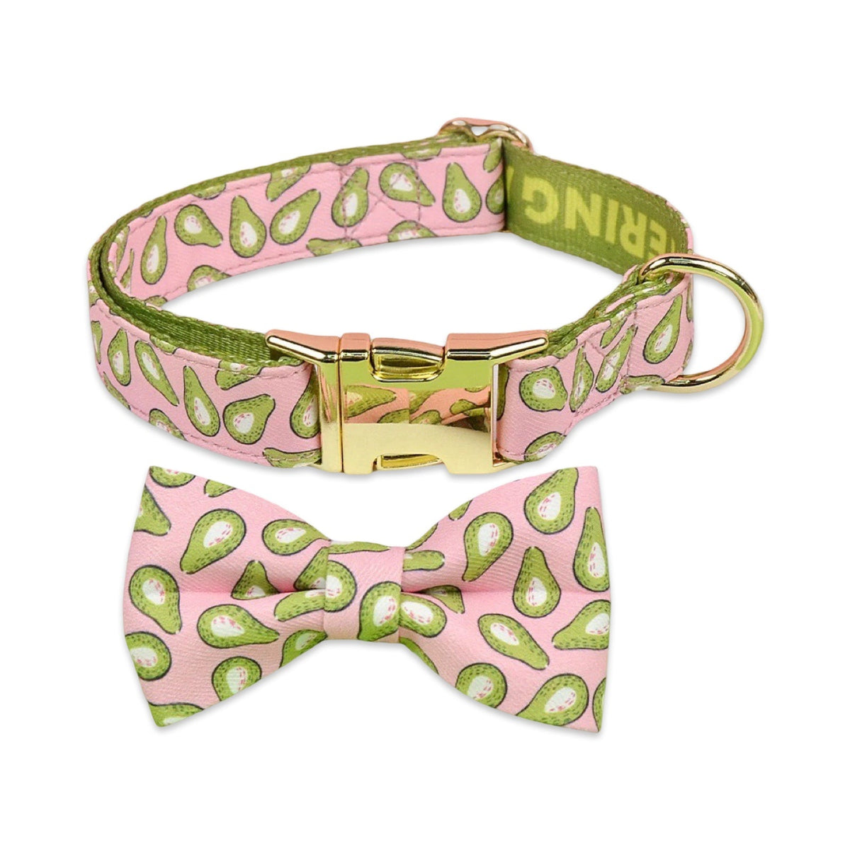 Luxury Pattern Dog Collar & Bow Tie Set  pet accessories YAG Boutique