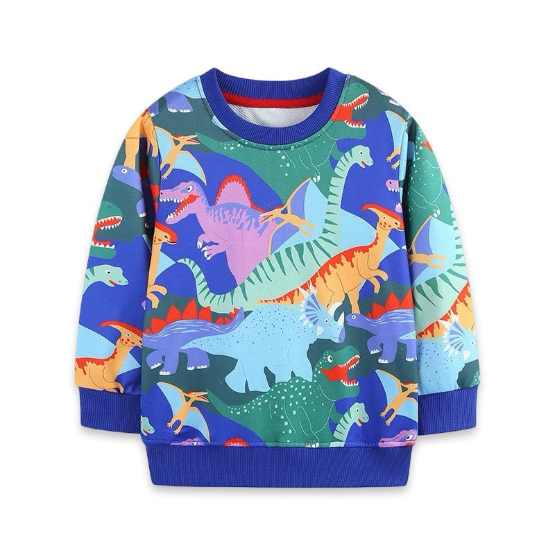 Adventure Dino Kids Sweatshirt  kids clothing YAG Boutique