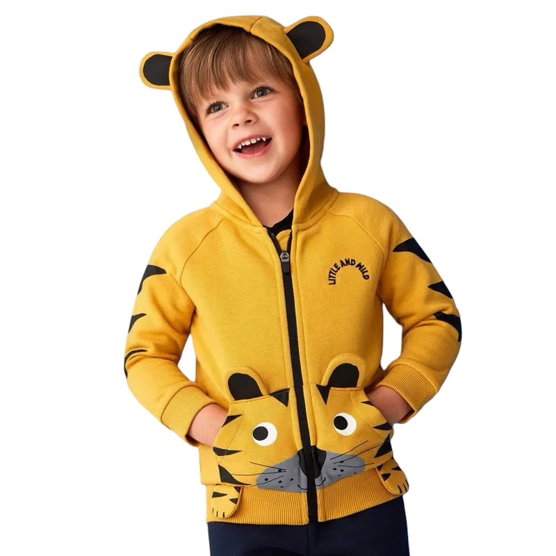 Kids Cutie Tiger Hoodie  kids clothing YAG Boutique