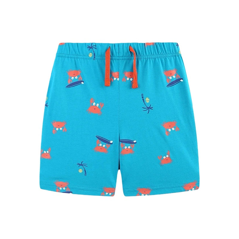 Kids Summer Crab T-Shirt & Shorts Set  kids clothing YAG Boutique