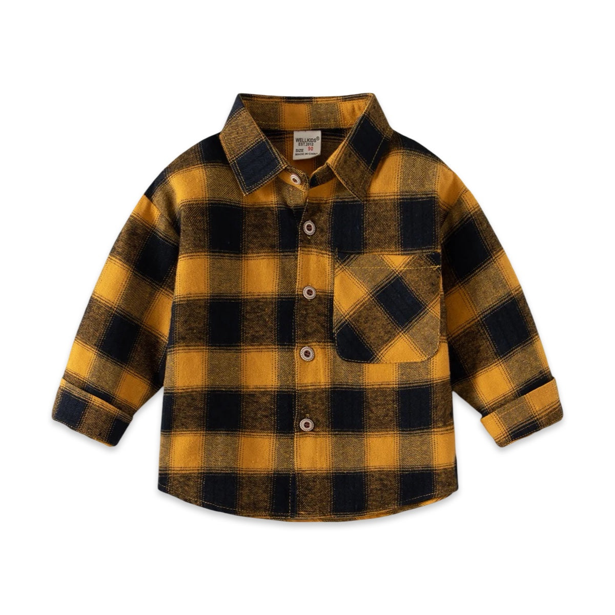 Boys Classic Plaid Flannel Shirt  kids clothing YAG Boutique