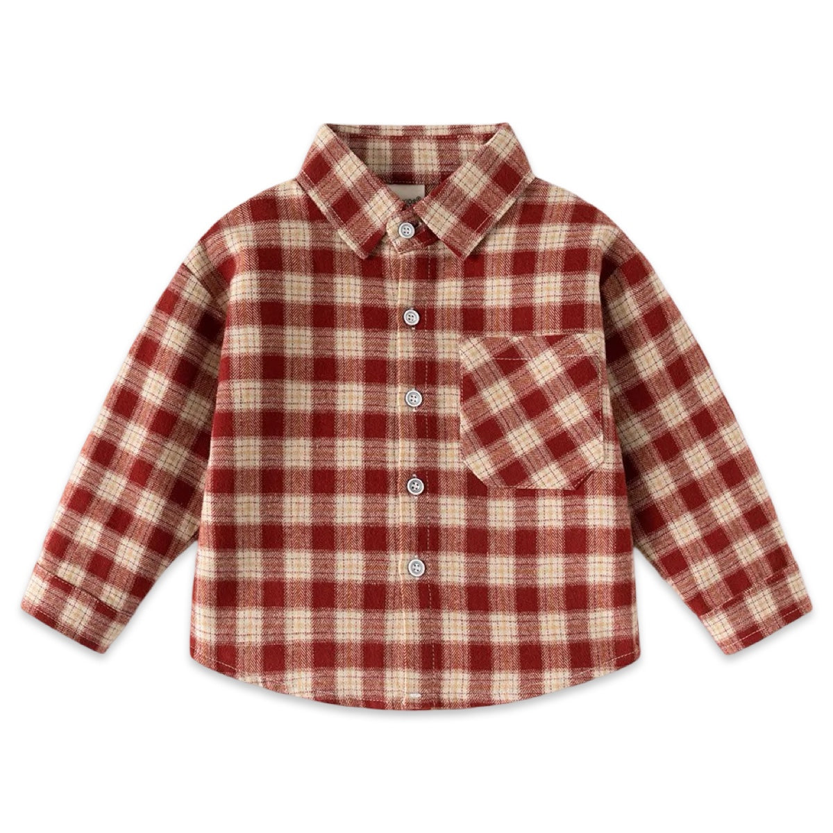 Dusty Blue Plaid Kids Flannel Shirt  kids clothing YAG Boutique