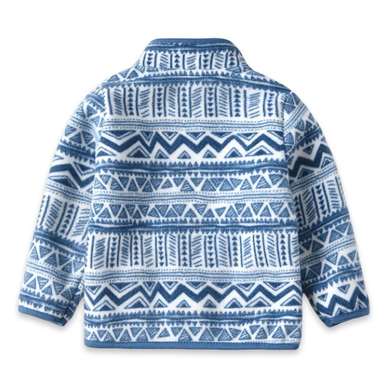 Kids Sherpa Fleece Zip Jacket  kids clothing YAG Boutique