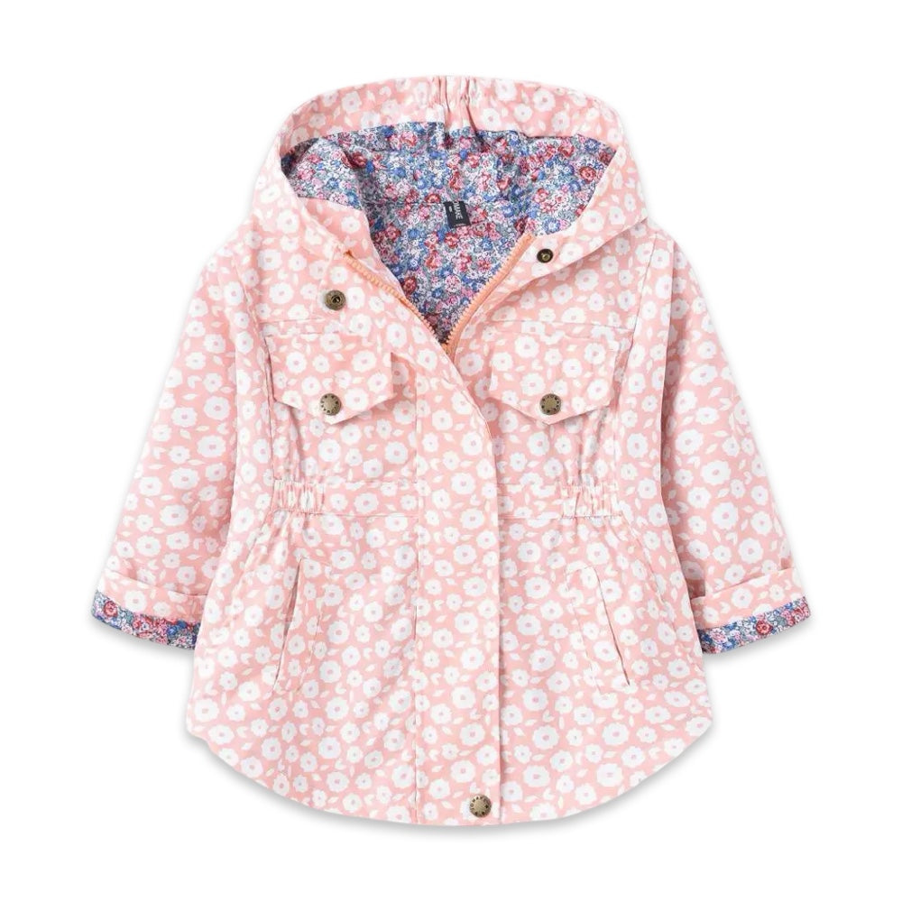 Floral Bloom Hooded Jacket for Girls  girls clothing YAG Boutique