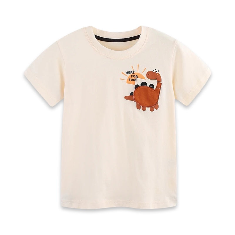 Boys Dinosaur Tee & Shorts Set  kids clothing YAG Boutique