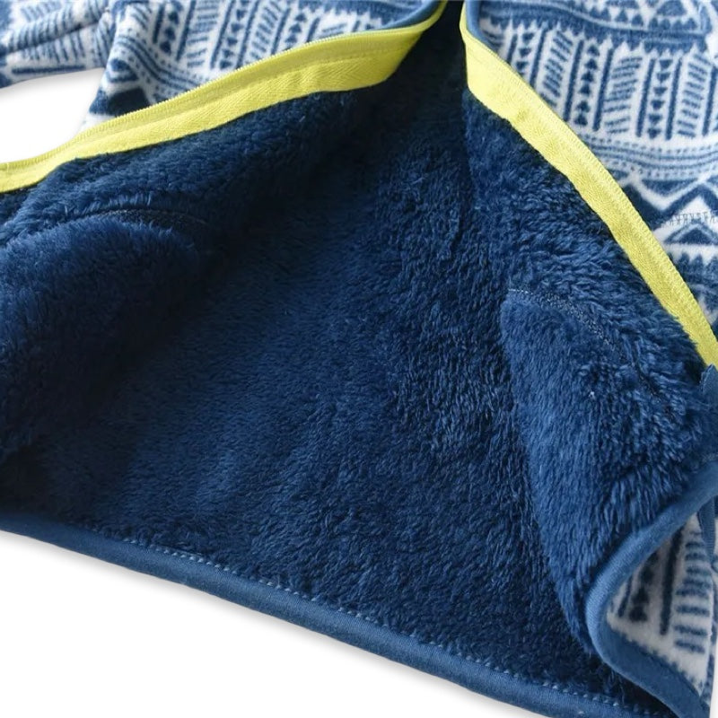 Kids Sherpa Fleece Zip Jacket  kids clothing YAG Boutique