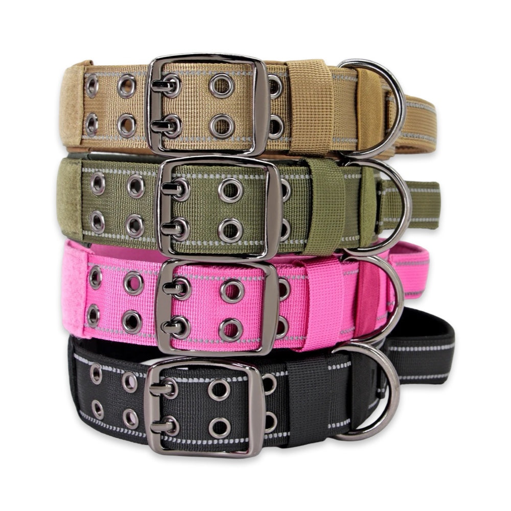 Tactical Pro Custom Personalised Dog Collar with Control Handle  pet accessories YAG Boutique