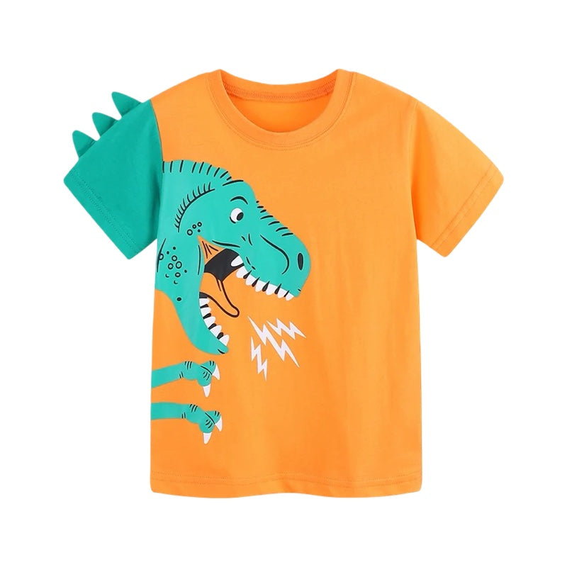 Kids Dinosaur T-Shirt & Shorts Set  kids clothing YAG Boutique
