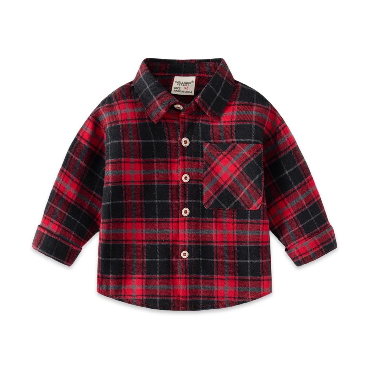 Boys Classic Plaid Flannel Shirt  kids clothing YAG Boutique