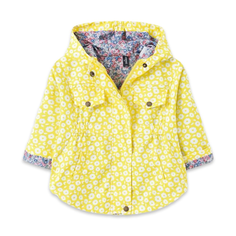 Floral Bloom Hooded Jacket for Girls  girls clothing YAG Boutique
